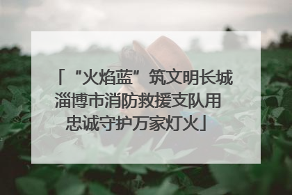 “火焰蓝”筑文明长城 淄博市消防救援支队用忠诚守护万家灯火