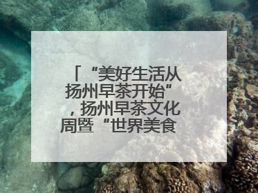 “美好生活从扬州早茶开始”，扬州早茶文化周暨“世界美食之都”创新发展交流活动启幕