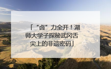 “卤”力全开！湖师大学子探秘武冈舌尖上的非遗密码