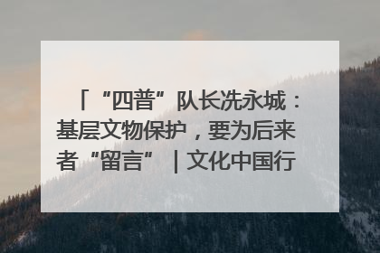 “四普”队长冼永城：基层文物保护，要为后来者“留言”｜文化中国行·我在广东找文物