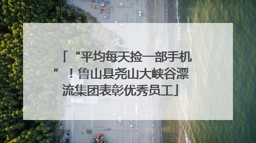 “平均每天捡一部手机”！鲁山县尧山大峡谷漂流集团表彰优秀员工