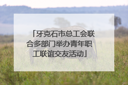 牙克石市总工会联合多部门举办青年职工联谊交友活动