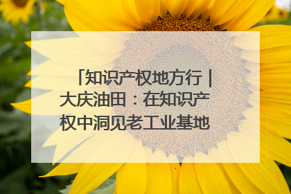 知识产权地方行｜大庆油田：在知识产权中洞见老工业基地的 “创新密码”