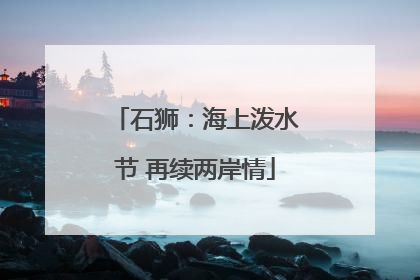 石狮：海上泼水节 再续两岸情