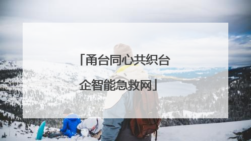 甬台同心共织台企智能急救网