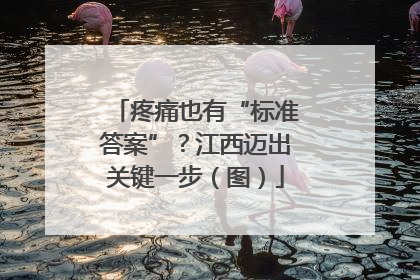 疼痛也有“标准答案”？江西迈出关键一步（图）