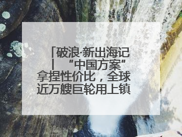 破浪·新出海记丨 “中国方案”拿捏性价比，全球近万艘巨轮用上镇江“节能桨”