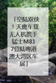 空陆双侠！天鹰车载无人机携手猛士M817登陆粤港澳大湾区车展