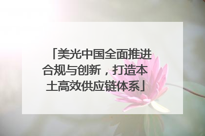 美光中国全面推进合规与创新，打造本土高效供应链体系