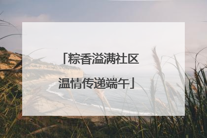 粽香溢满社区 温情传递端午