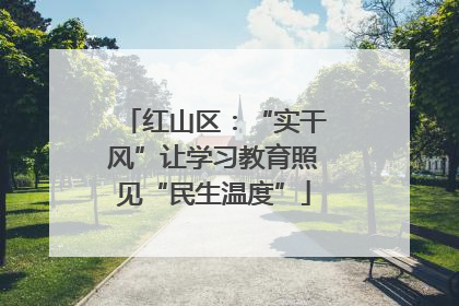 红山区：“实干风”让学习教育照见“民生温度”