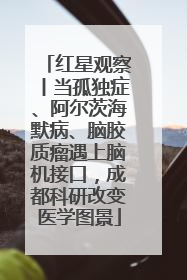 红星观察丨当孤独症、阿尔茨海默病、脑胶质瘤遇上脑机接口，成都科研改变医学图景