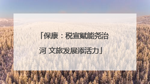 保康：税宣赋能尧治河 文旅发展添活力