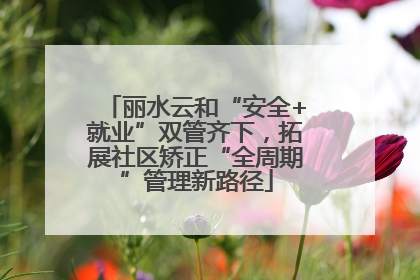 丽水云和“安全+就业”双管齐下，拓展社区矫正“全周期”管理新路径