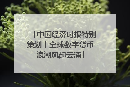 中国经济时报特别策划丨全球数字货币浪潮风起云涌