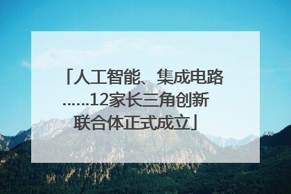 人工智能、集成电路……12家长三角创新联合体正式成立