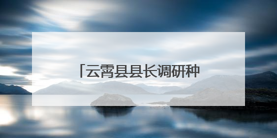 云霄县县长调研种养加一体化工作