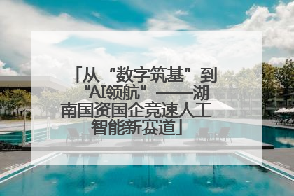 从“数字筑基”到“AI领航”——湖南国资国企竞速人工智能新赛道