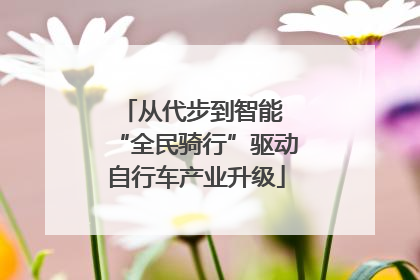 从代步到智能 “全民骑行”驱动自行车产业升级