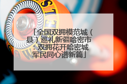 全国双拥模范城（县）巡礼新疆哈密市：双拥花开哈密城 军民同心谱新篇