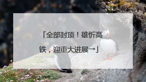 全部封顶！雄忻高铁，迎重大进展→