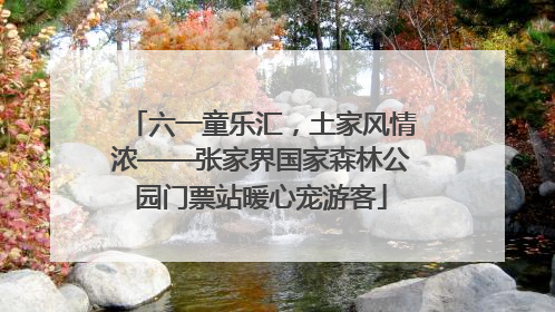 六一童乐汇，土家风情浓——张家界国家森林公园门票站暖心宠游客