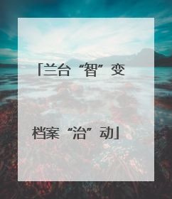 兰台“智”变 档案“治”动