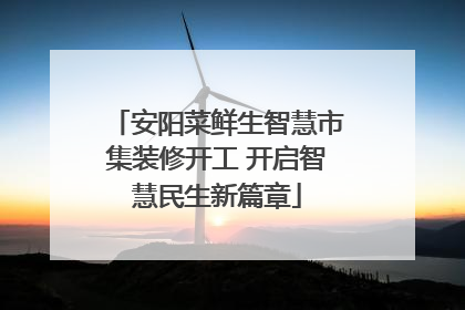 安阳菜鲜生智慧市集装修开工 开启智慧民生新篇章