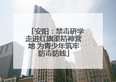 安阳：禁毒研学走进红旗渠精神营地 为青少年筑牢防毒防线
