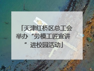 天津红桥区总工会举办“劳模工匠宣讲”进校园活动
