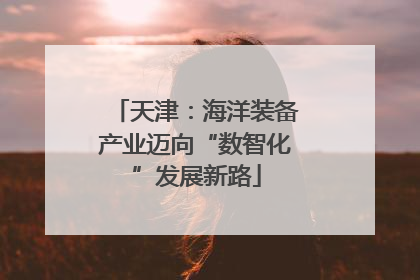 天津：海洋装备产业迈向“数智化”发展新路