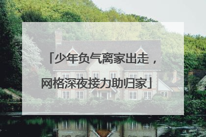 少年负气离家出走，网格深夜接力助归家