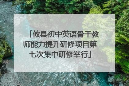 攸县初中英语骨干教师能力提升研修项目第七次集中研修举行