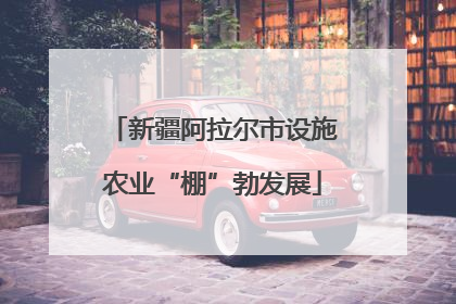 新疆阿拉尔市设施农业“棚”勃发展