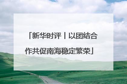 新华时评丨以团结合作共促南海稳定繁荣