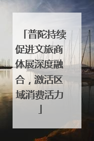 普陀持续促进文旅商体展深度融合，激活区域消费活力
