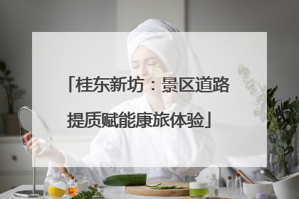 桂东新坊：景区道路提质赋能康旅体验