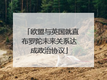 欧盟与英国就直布罗陀未来关系达成政治协议