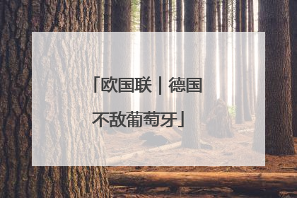 欧国联｜德国不敌葡萄牙