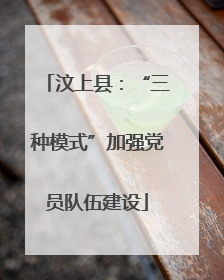 汶上县：“三种模式”加强党员队伍建设