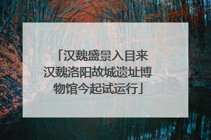 汉魏盛景入目来 汉魏洛阳故城遗址博物馆今起试运行