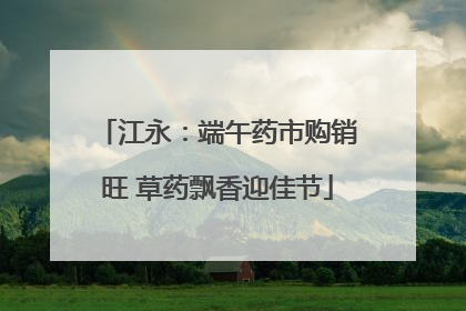 江永：端午药市购销旺 草药飘香迎佳节