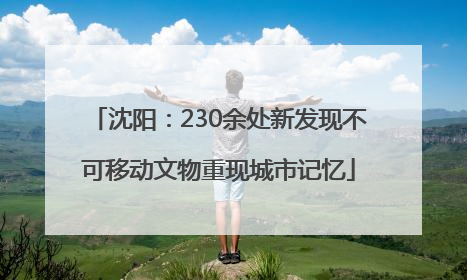 沈阳：230余处新发现不可移动文物重现城市记忆
