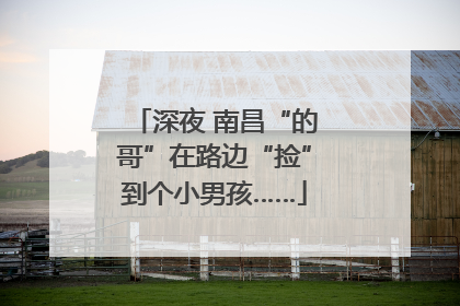 深夜 南昌“的哥”在路边“捡”到个小男孩……