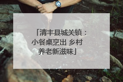 清丰县城关镇：小餐桌烹出 乡村养老新滋味