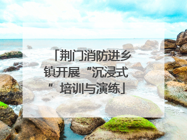 荆门消防进乡镇开展“沉浸式”培训与演练