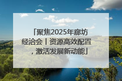 聚焦2025年廊坊经洽会丨资源高效配置，激活发展新动能