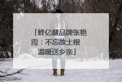 蜂亿健品牌张艳霞：不忘故土根 温暖送乡亲