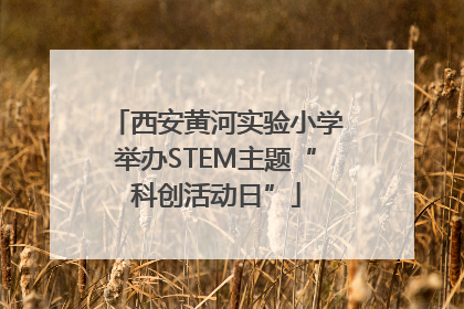 西安黄河实验小学举办STEM主题“科创活动日”