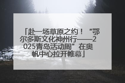 赴一场草原之约！“鄂尔多斯文化神州行——2025青岛活动周”在奥帆中心拉开帷幕
